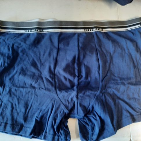 Boxers noirs ou bleus ATHENA, ceinture « écriture fine » Taille 6