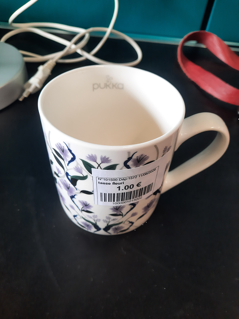tasse fleuri