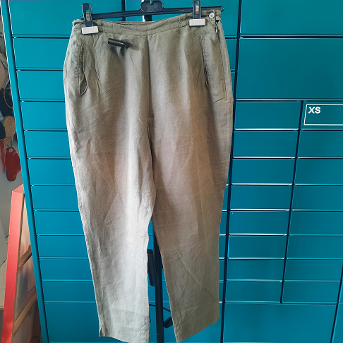 pantalon lin kaki caroll t 42