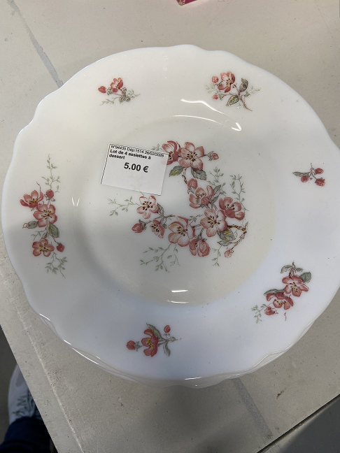 Lot de 4 assiettes à dessert