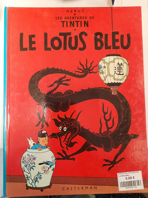 bande dessinée Le lotus bleu