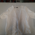 Gilet blanc dentelle
