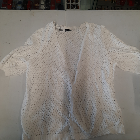 Gilet blanc dentelle