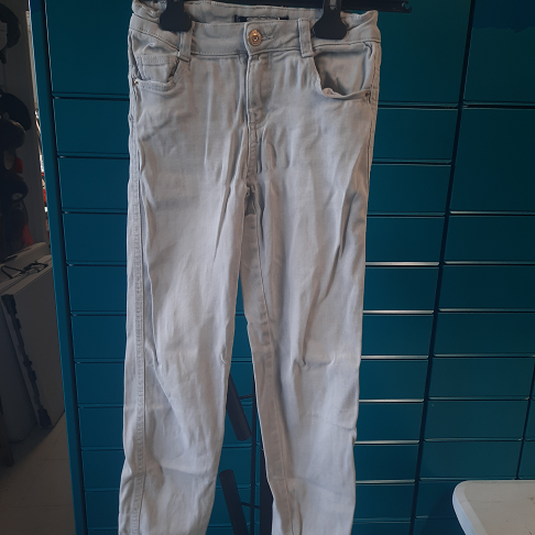 jean gris 8-10 ans