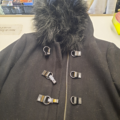 Manteau noir Moragan taille 38