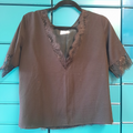 Haut noir femme manches longues  Easy Clothes taille M/L