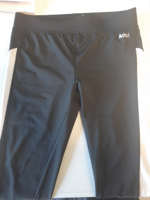 pantalon de sport noir et blanc athill t2