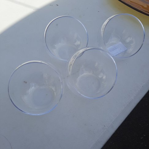 Lot de 4 coupes