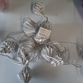Guirlande faible lumière origami (une ampoule éteinte)