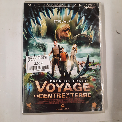 DVD VOYAGE AU CENTRE DE LA TERRE