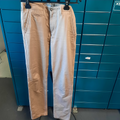 pantalon coton beige Inès de la Fressange s