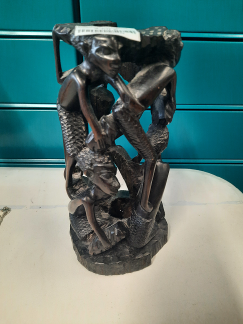 Sculpture en bois ébene