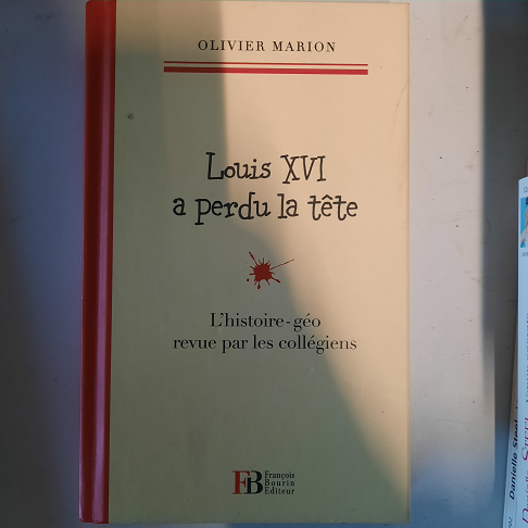 livre louis XVI a perdu la tete