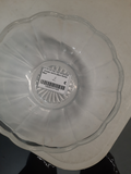 Coupe verre blanc forme fleur