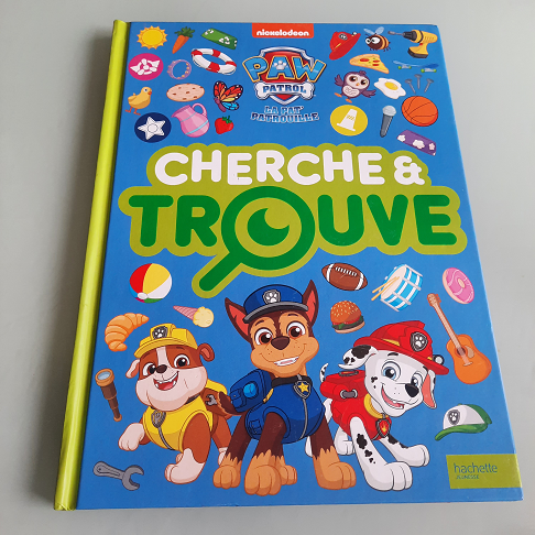 livre cherche et trouve pat patrouille