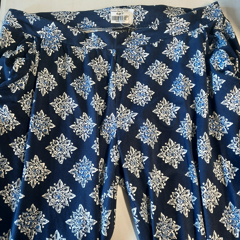 Pantalon fluide bleu 44 46