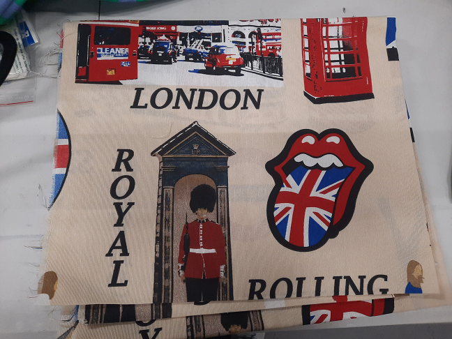Tissus motif londres