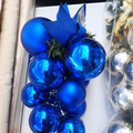 Grappe de boules bleues