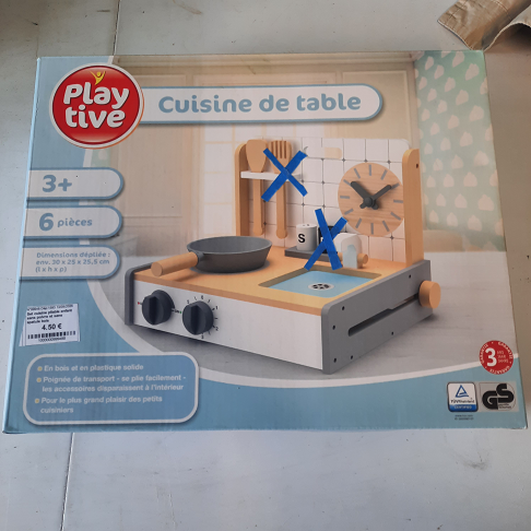 Set cuisine pliable enfant sans poivre et sans spatule bois