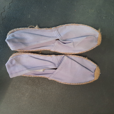 paire d espadrille violette p41
