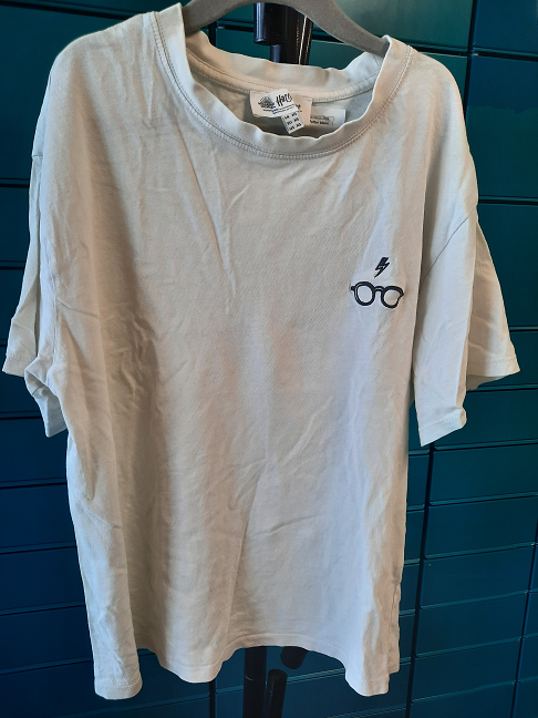 T-shirt Harry Potter blanc manches courtes taille XS