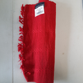 set de table coton rouge