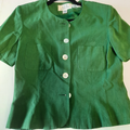 Veste verte manches coutes T 40 (1-2-3)