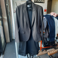 Ensemble robe et veste femme marron taille 40