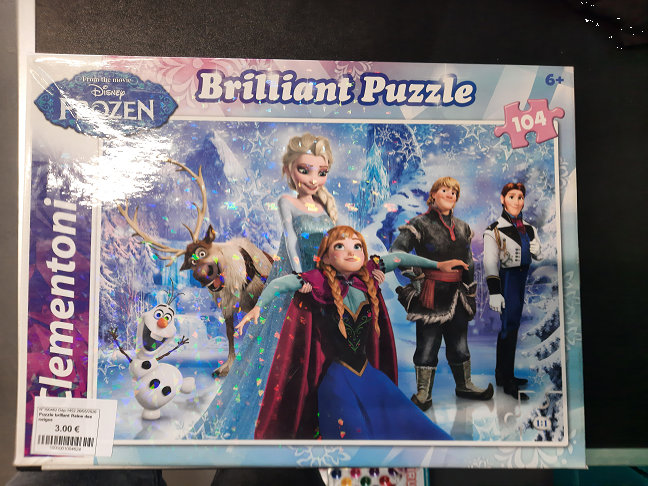 Puzzle brillant Reine des neiges