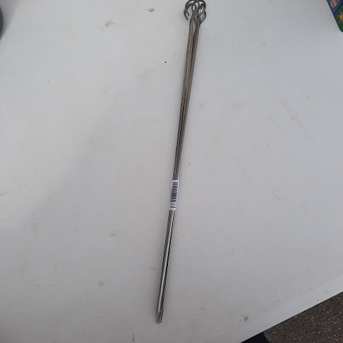 5 pics à brochettes en inox