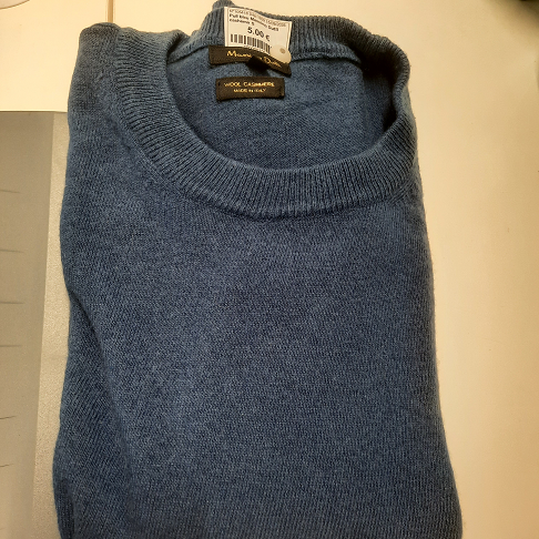 Pull bleu Massimo Dutti cashemir S