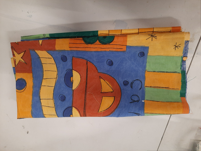 Tissus enfant  motif voiture/bateau