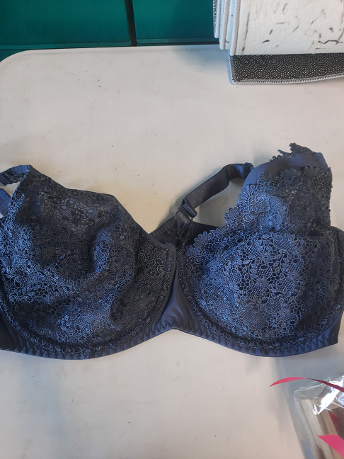 soutien gorge bleu dentelle armature 115d