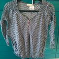 blouse bleue Cache Cache