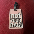 étiquette de bagages (sac)
