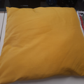 Coussin jaune 50x50