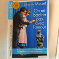 livre on ne badine pas avec l amour