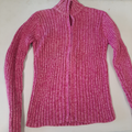 Veste laine fushia