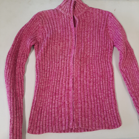Veste laine fushia