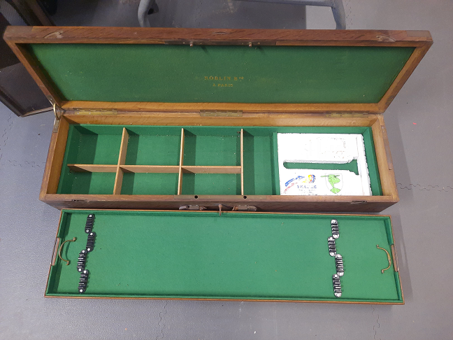 caisse en bois serrure+clé  meuble