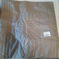 2 housses coussin, taupe et beige