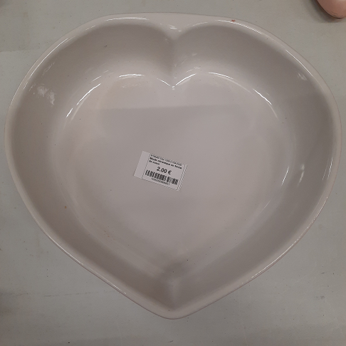 Moule céramique en forme de coeur