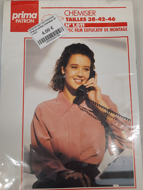 Patron prima chemisier N° 1-011