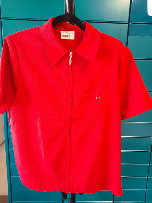 chemisier rouge