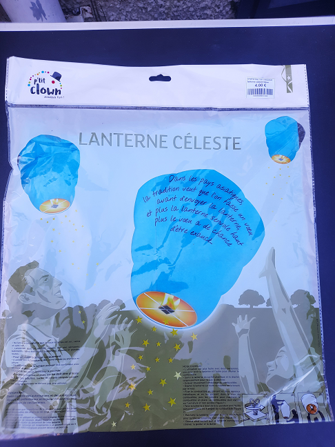 lanterne celeste bleue