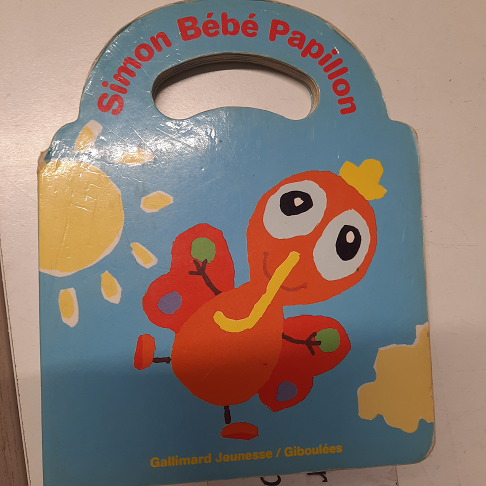 livre simon bébé papillons