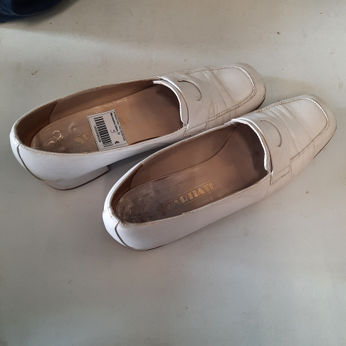 Mocassins blanc 37