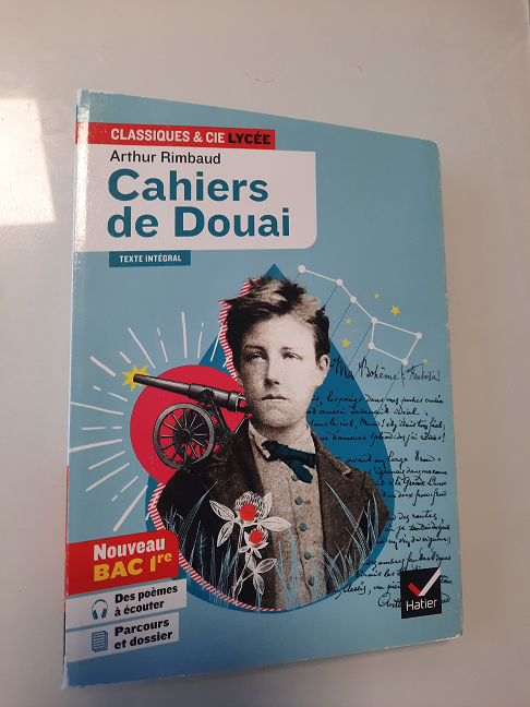 Livre Cahiers de Douai d'Arthur Rimbaud (scolaire)