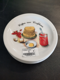 6 assiettes à crêpes