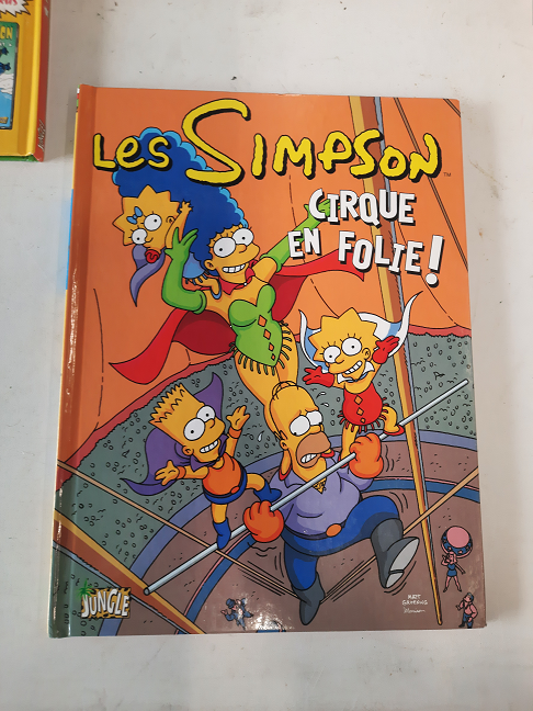 bande dessinée les simpson cirque